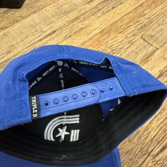 Preowned Triple D Dallas Blue White Ball Cap Hat Snapback OSFM - Picture 3 of 4